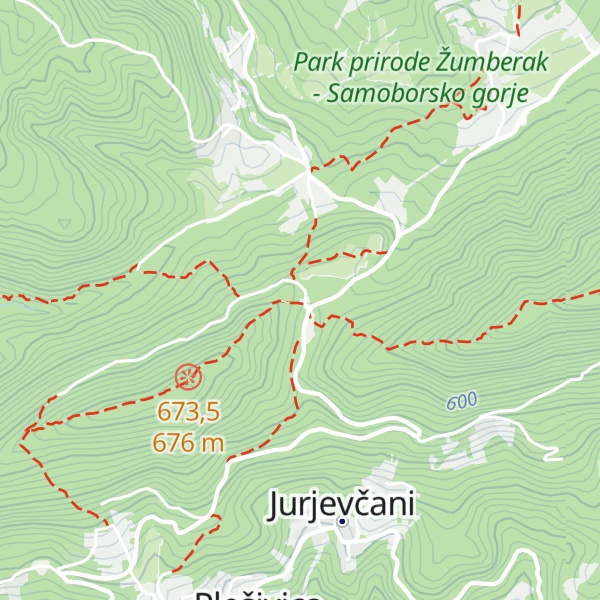 Map of Klet Poljanica
