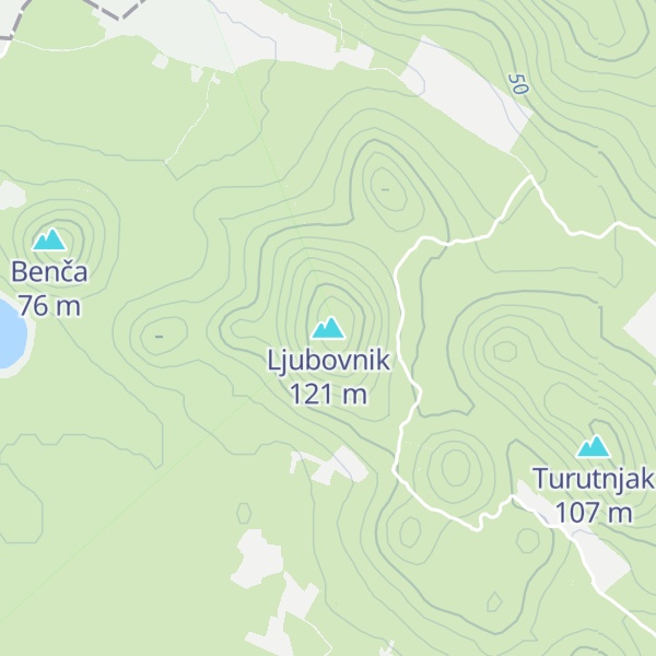 Map of Ljubovnik