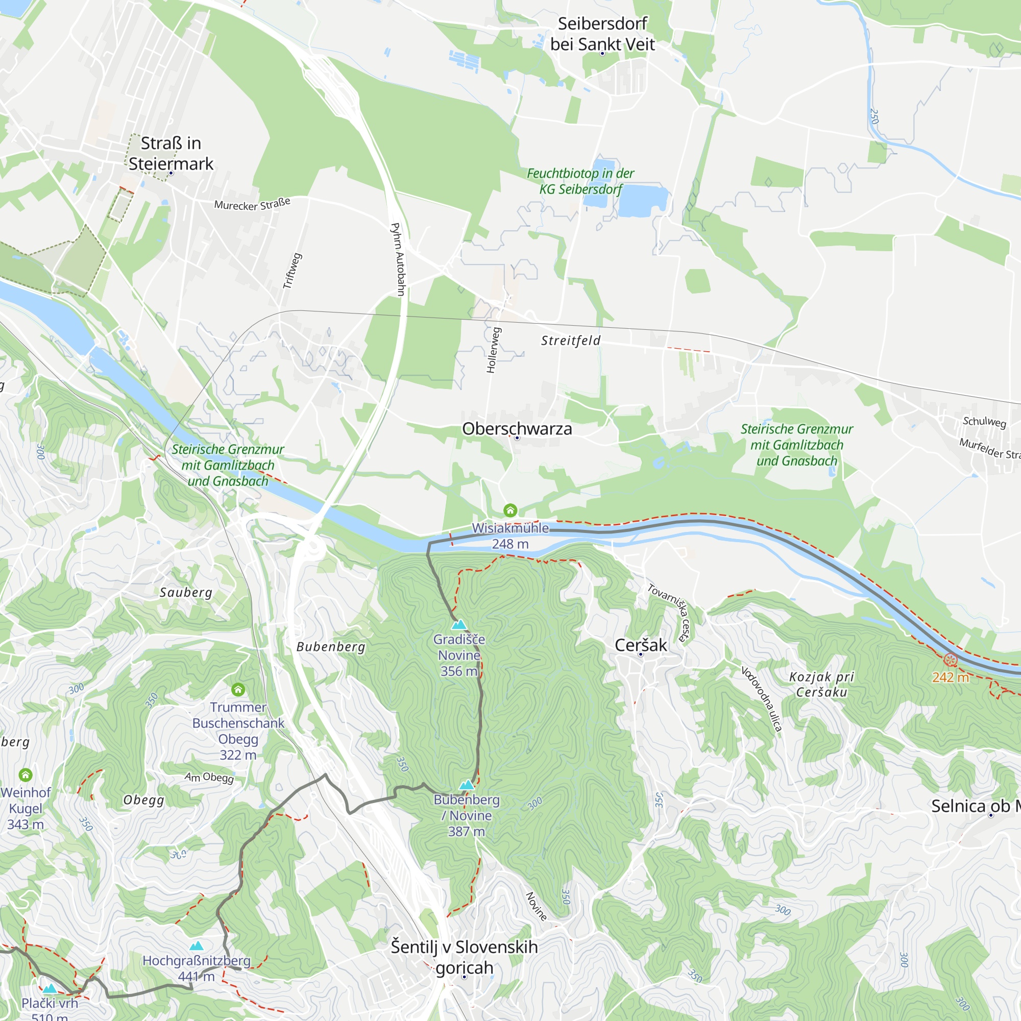 Wisiakmühle map