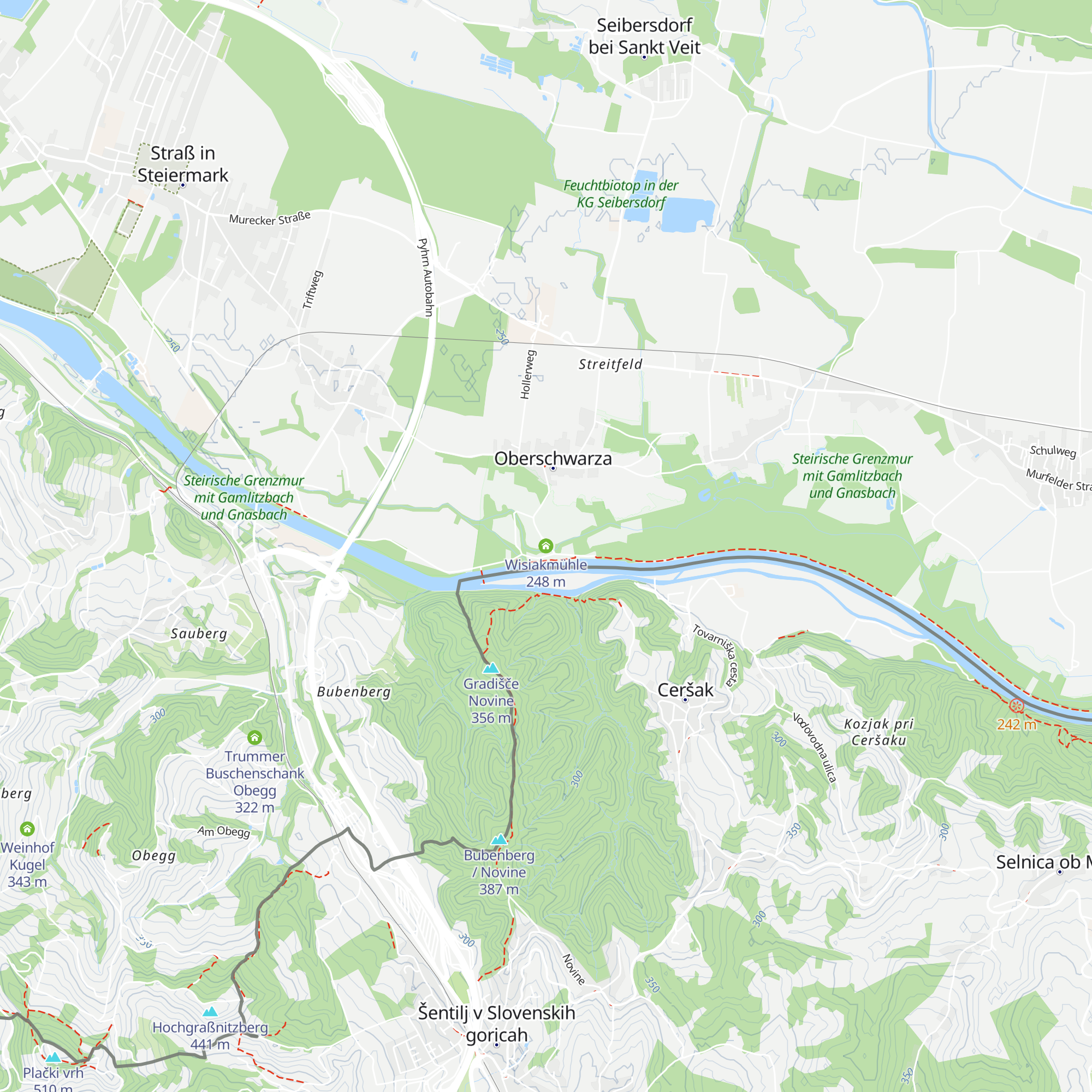 Wisiakmühle map