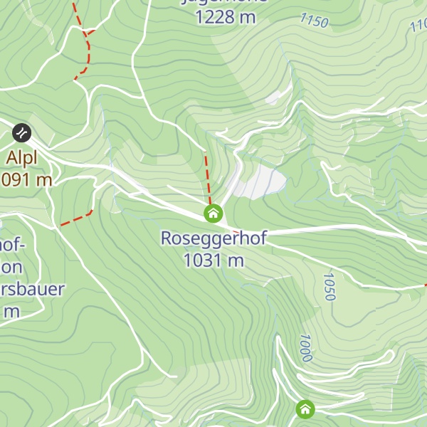 Map of Roseggerhof