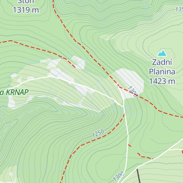 Map of Nová Klínovka