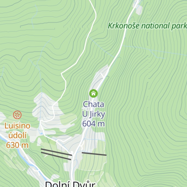 Map of Chata U Jirky