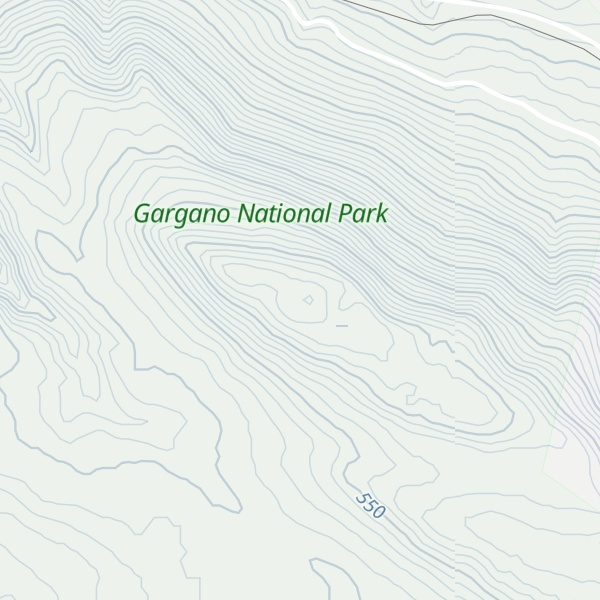Map of Monte Lo Sfrizzo