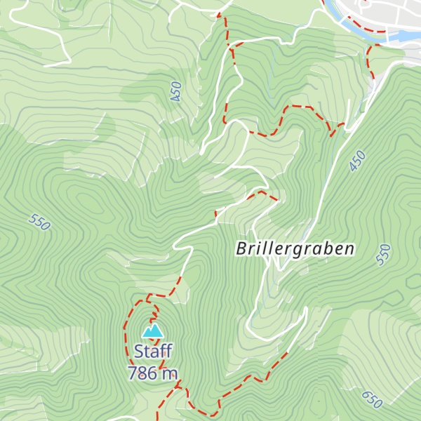 Map of Staffhütte