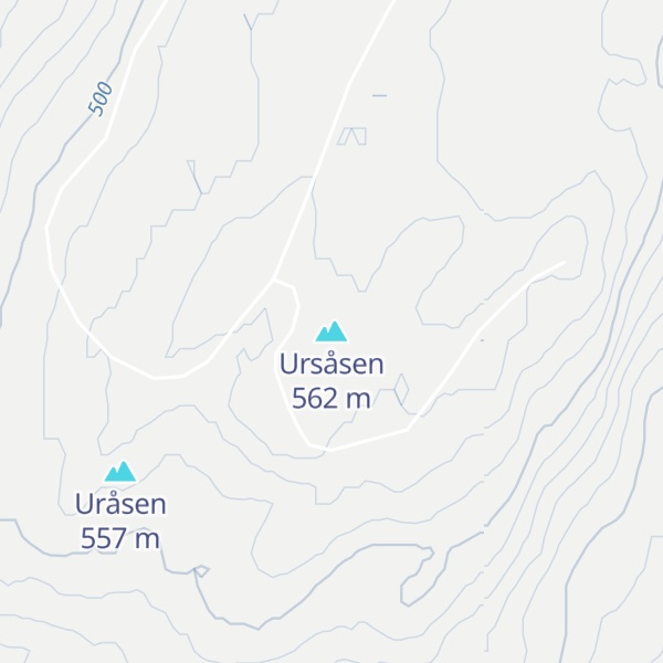 Map of Ursåsen