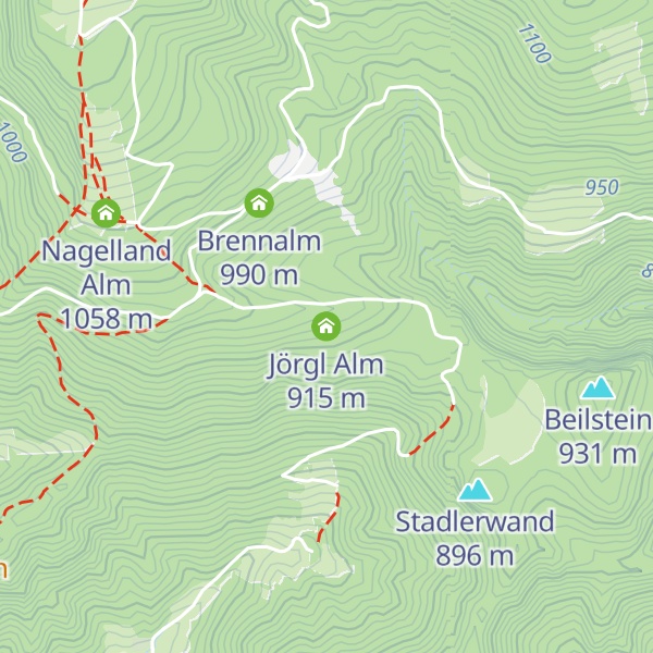Map of Jörgl Alm