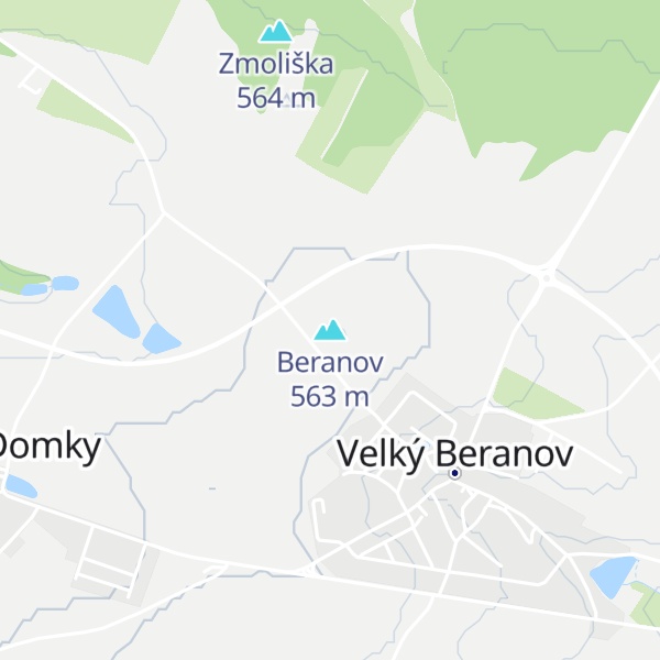 Map of Beranov