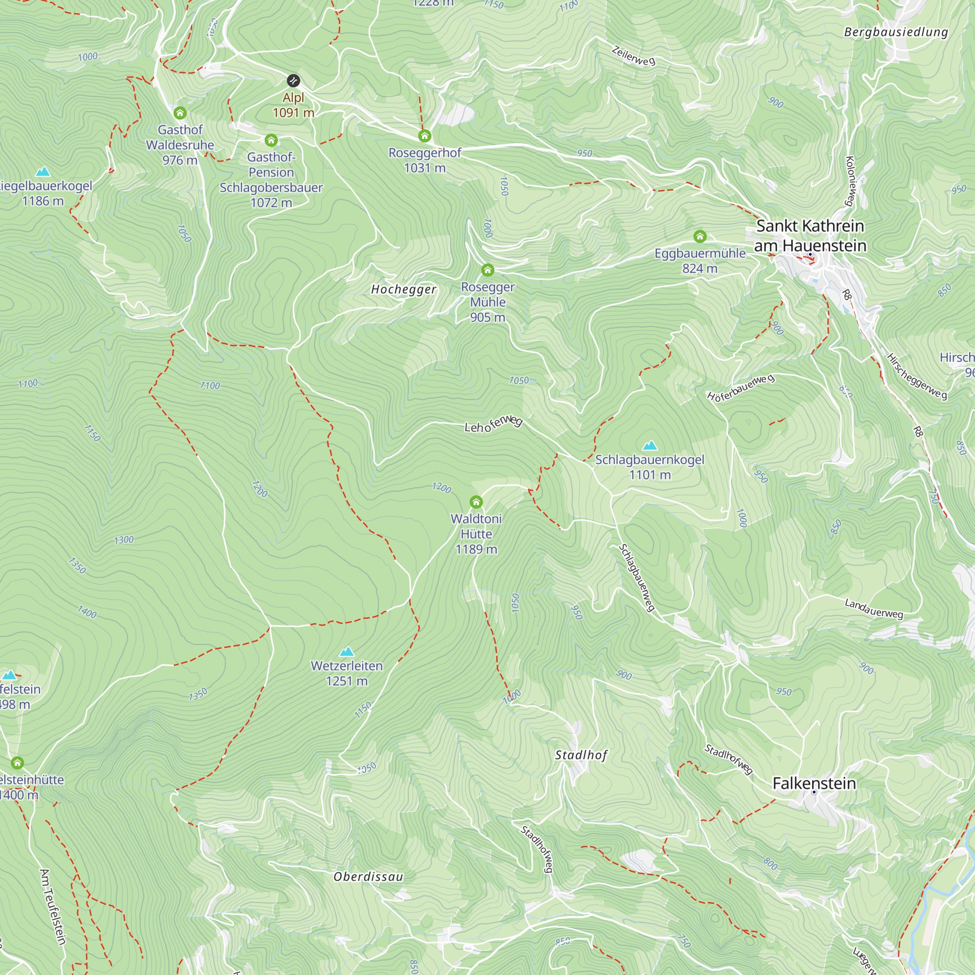 Edelweisshütte map
