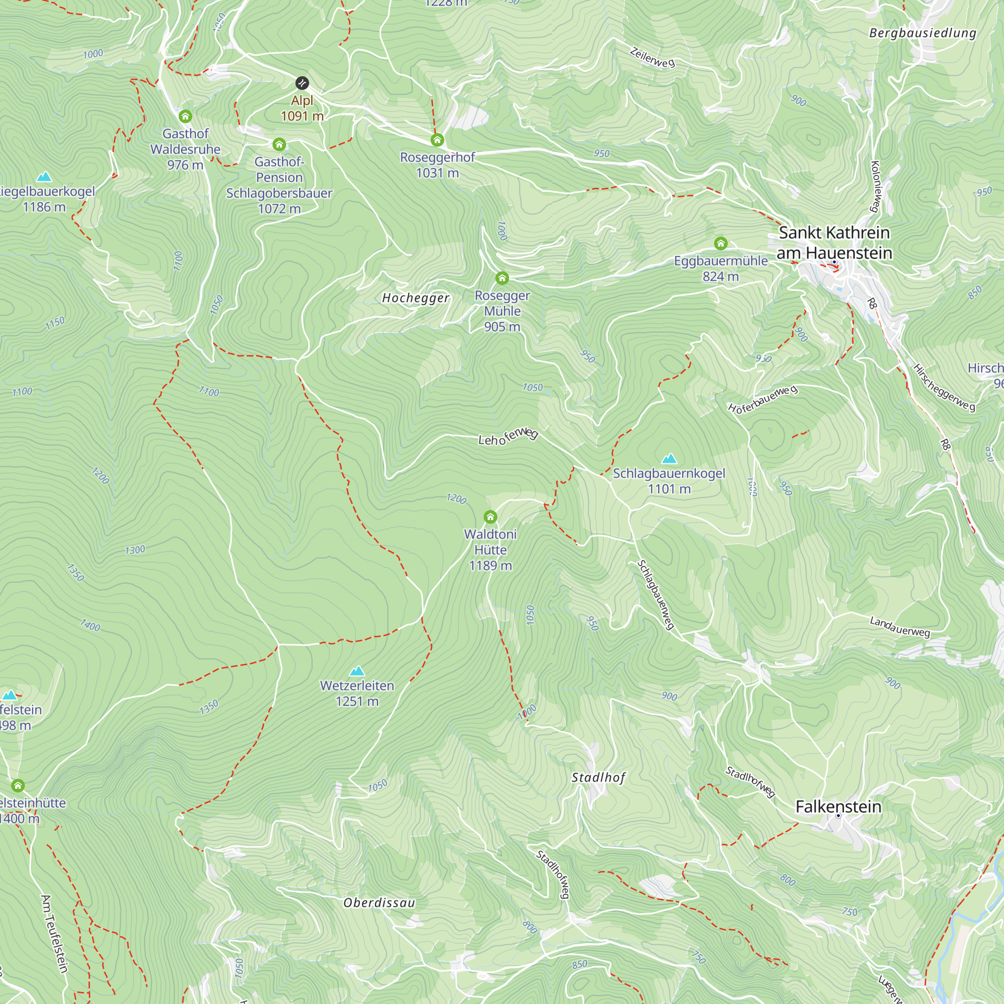 Edelweisshütte map