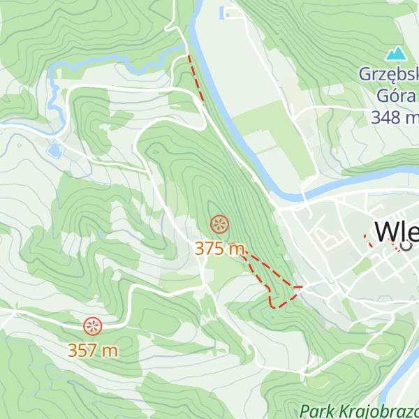 Map of Zamkowa Góra