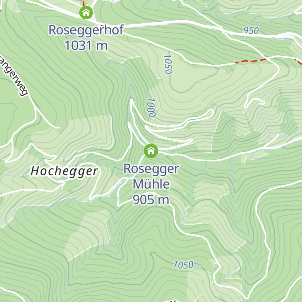 Map of Rosegger Mühle