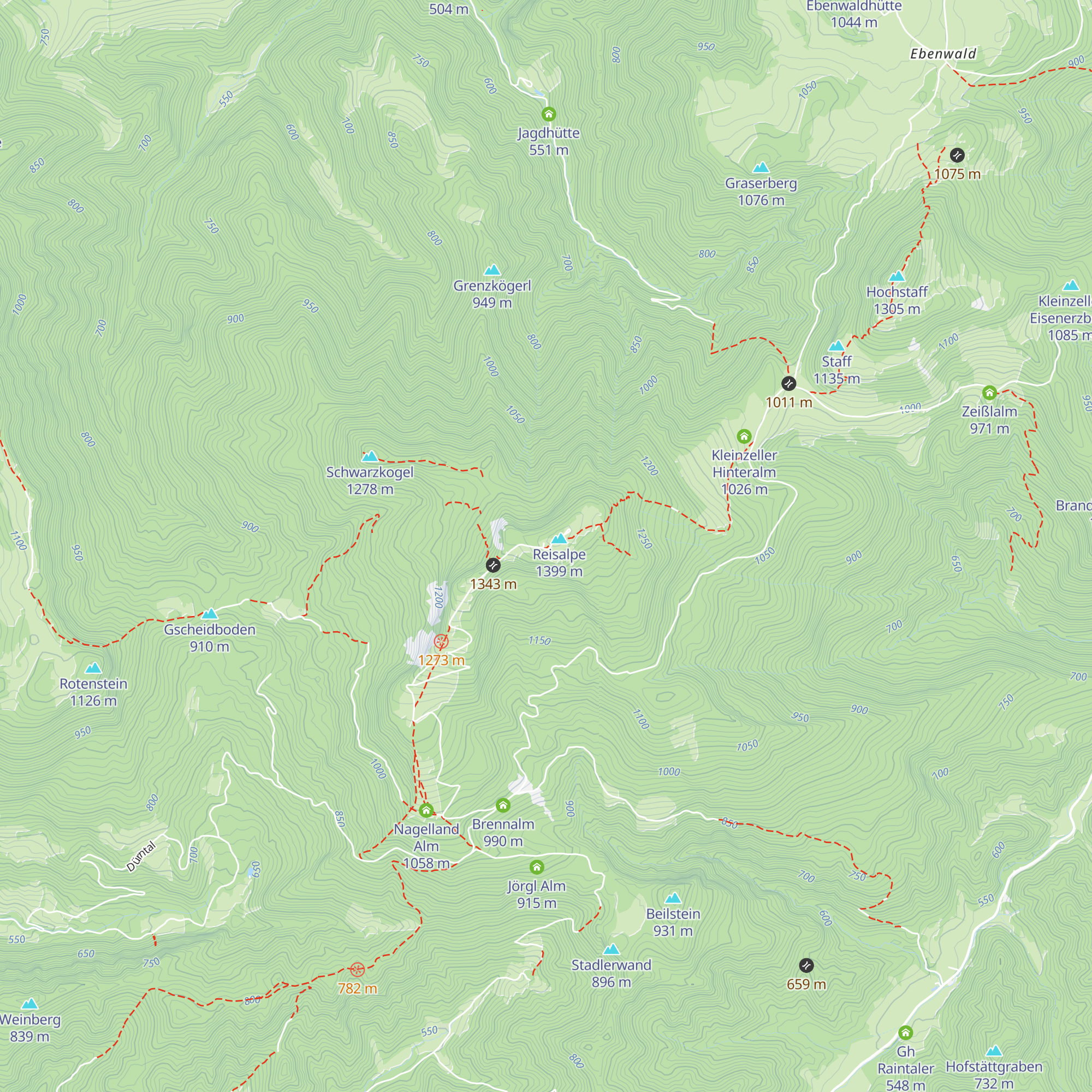Reisalpen Schutzhaus map