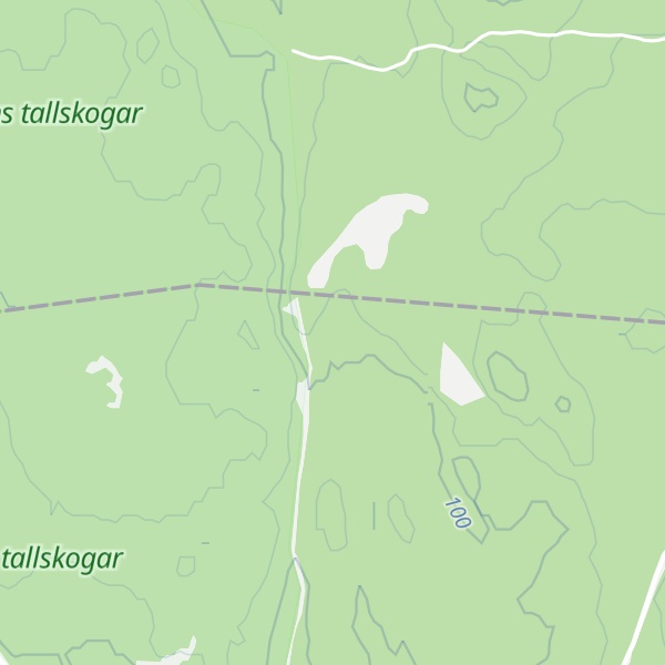 Map of Uvberget