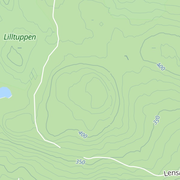 Map of Lensberget