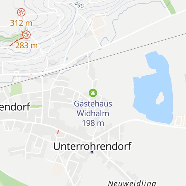Map of Gästehaus Widhalm