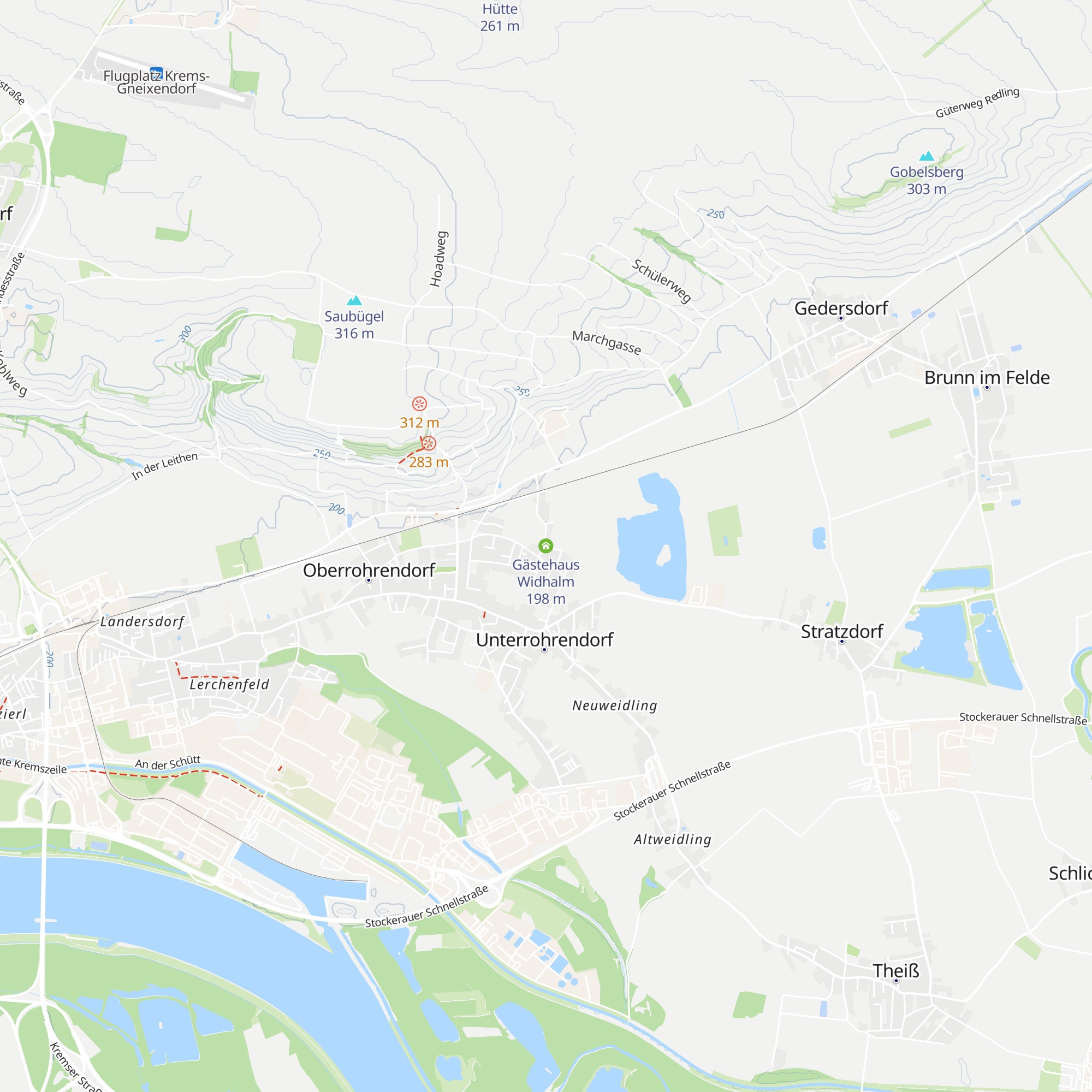 Gästehaus Widhalm map