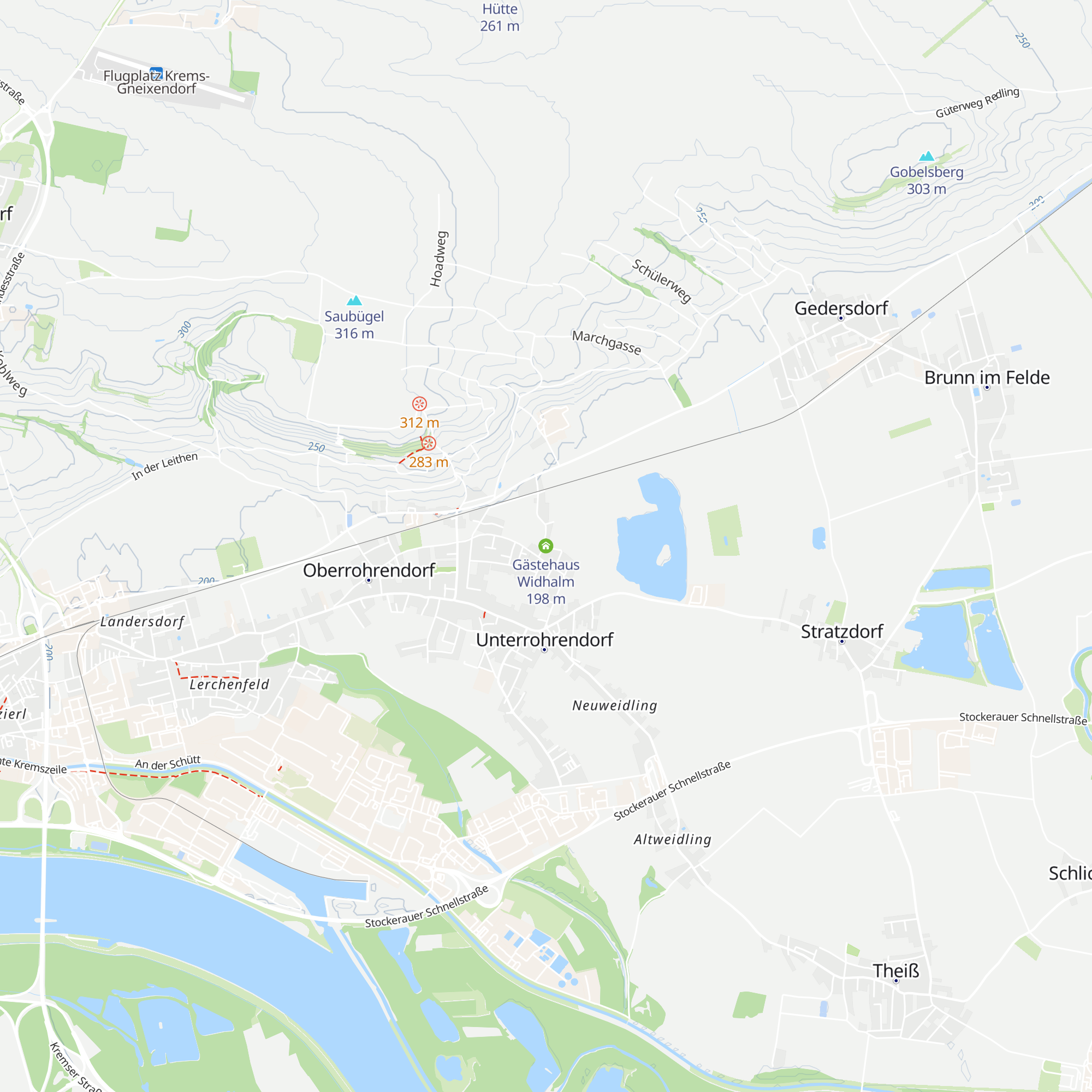 Gästehaus Widhalm map