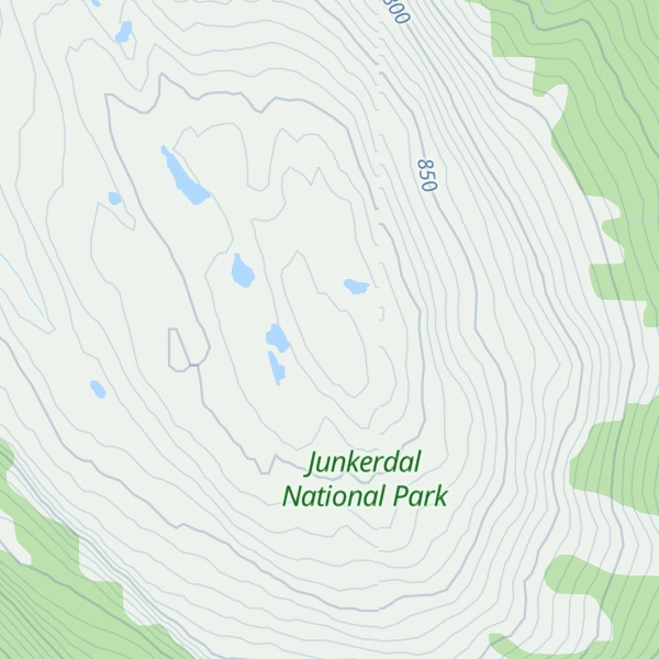 Map of Tjåresoalgge