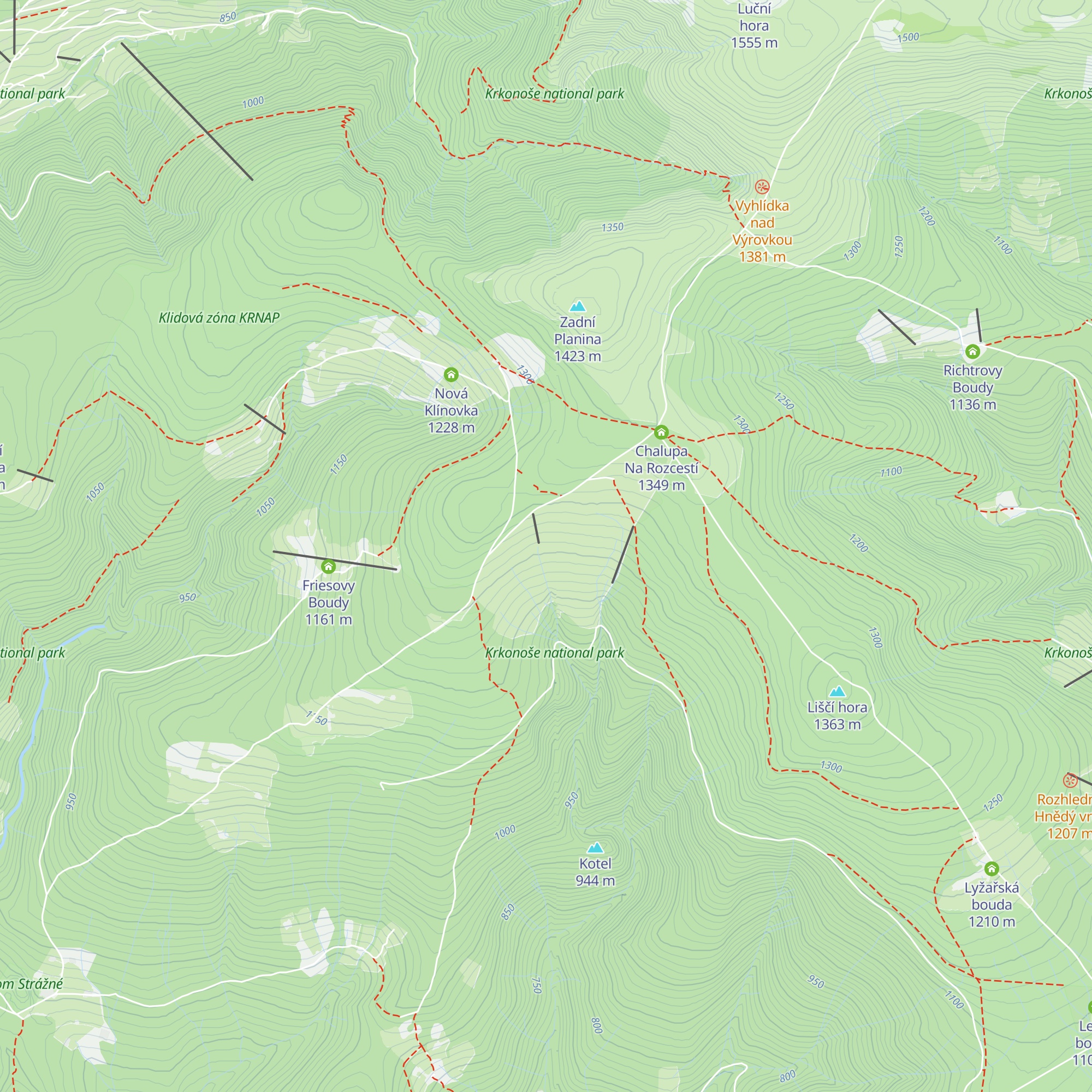 Grohmanova bouda map