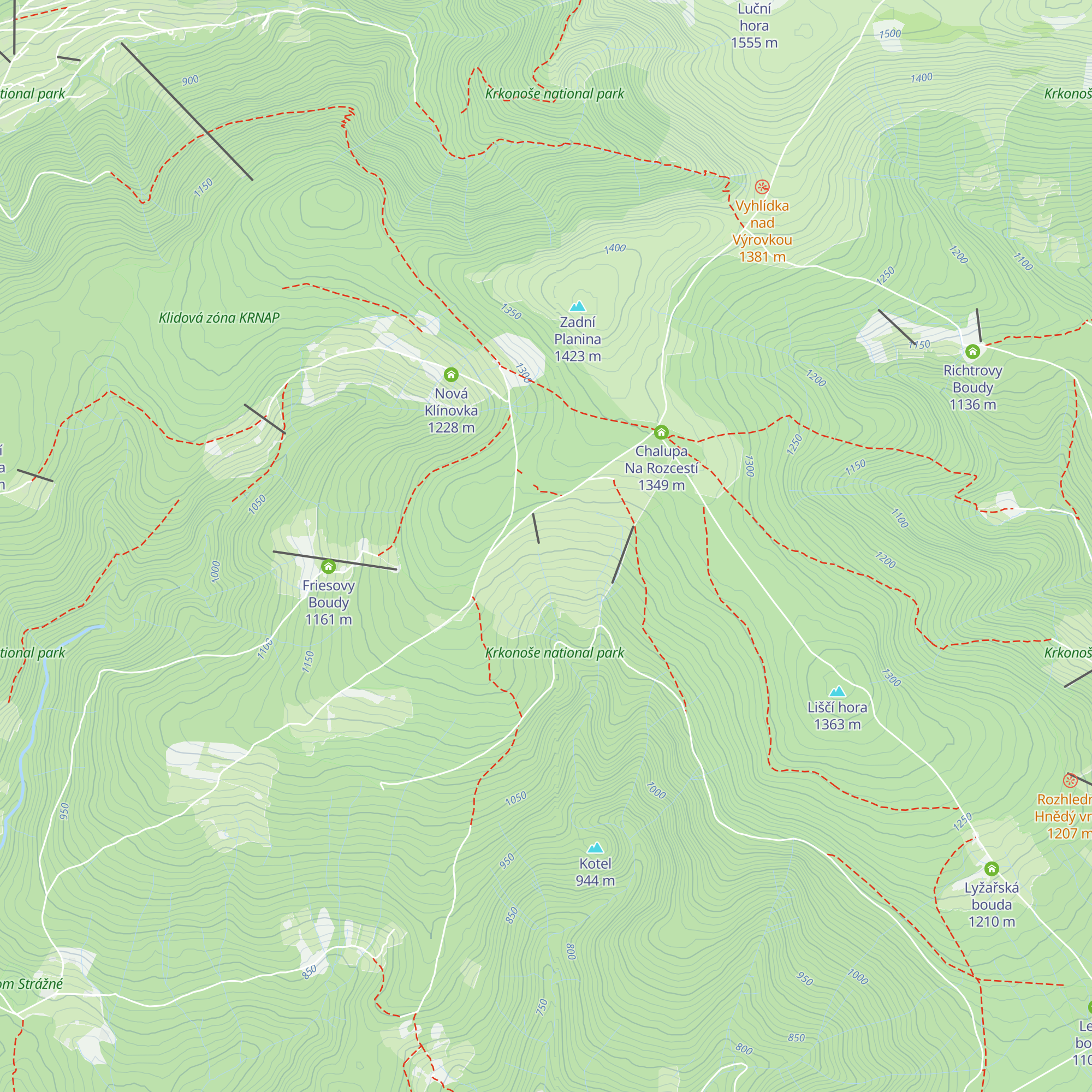 Grohmanova bouda map
