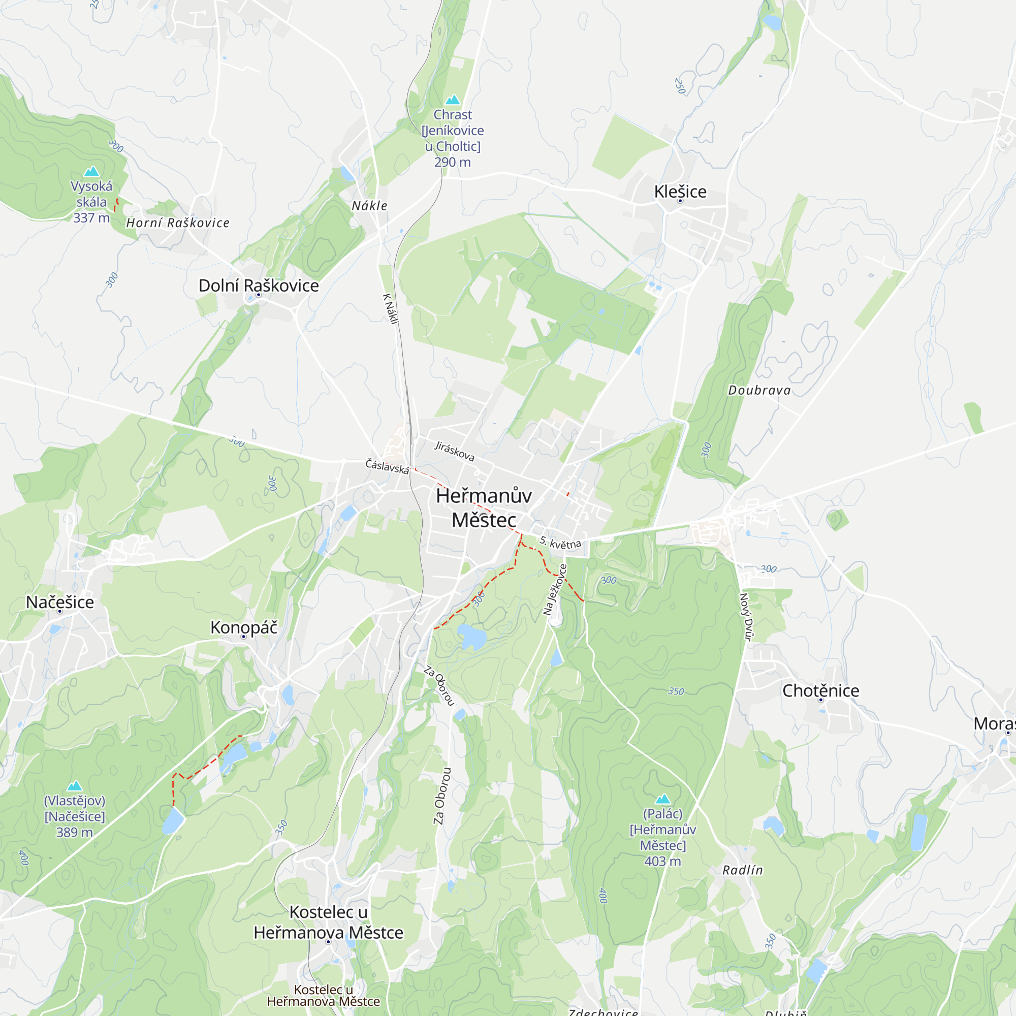 Informační centrum map