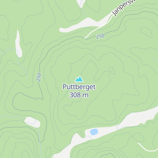 Map of Puttberget