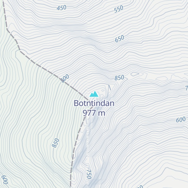 Map of Botntindan