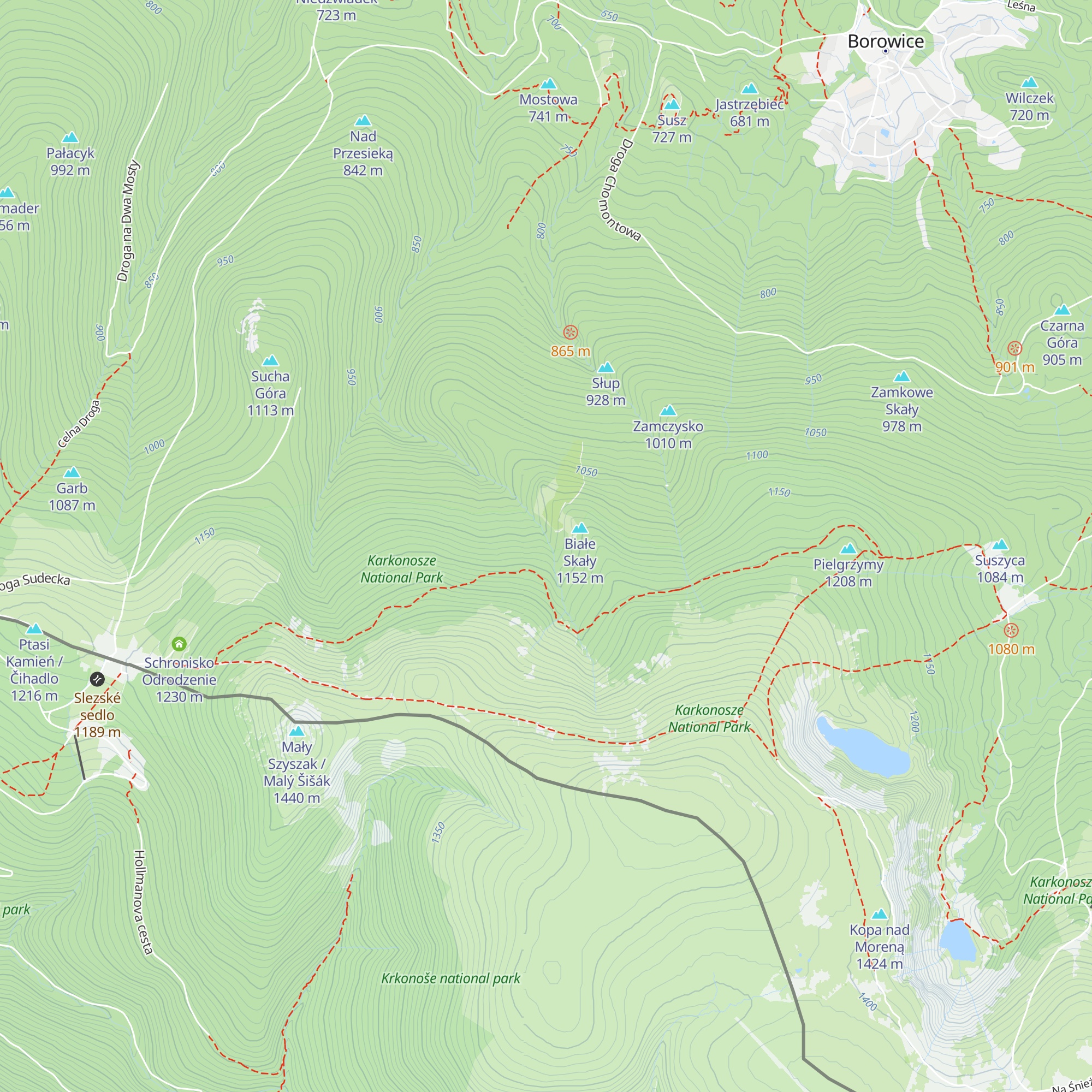 Chatka Smogorniak map