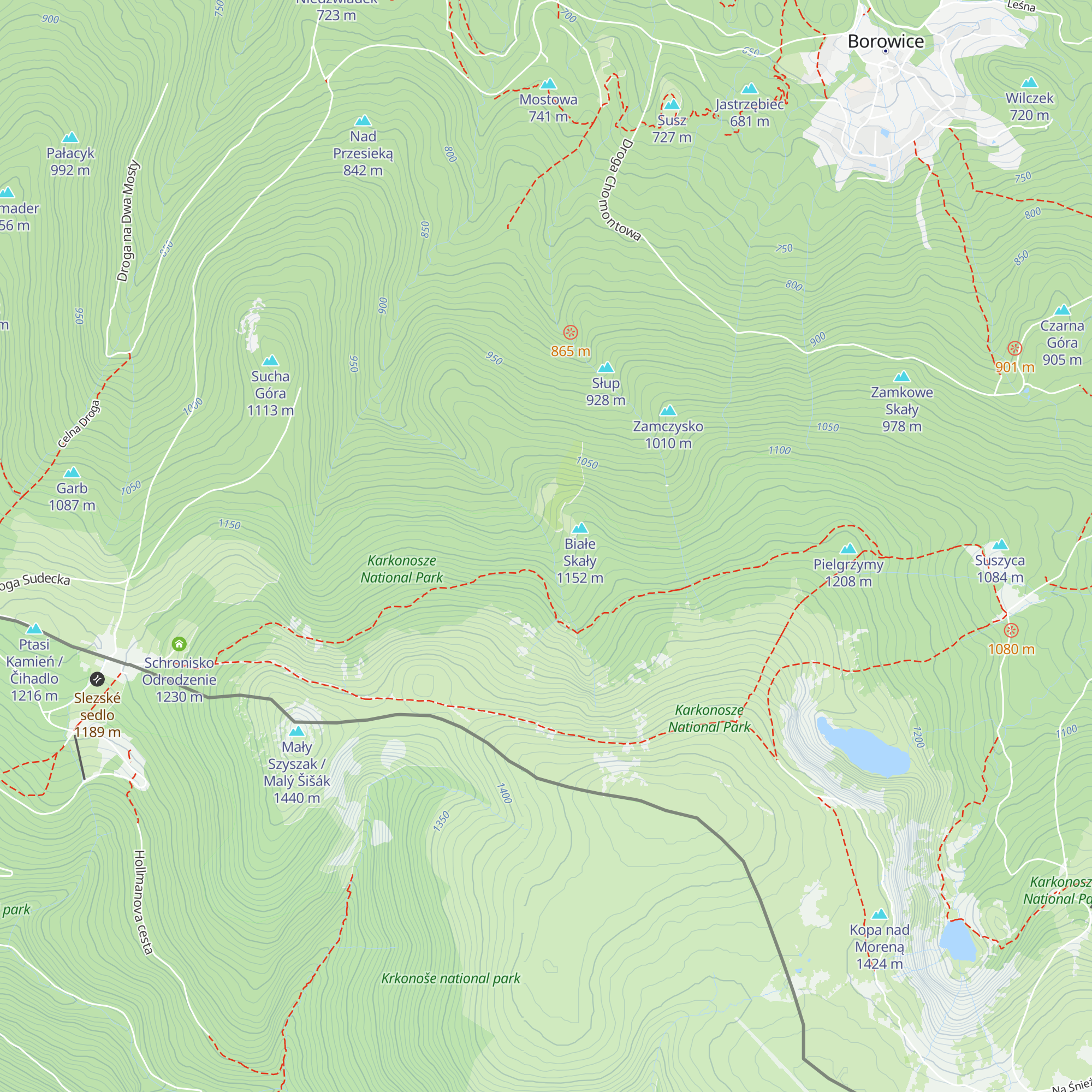 Chatka Smogorniak map