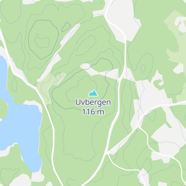 Map of Uvbergen