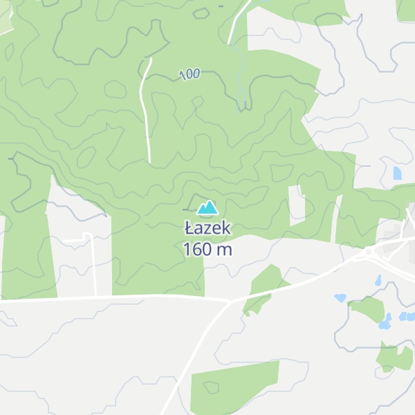 Map of Łazek