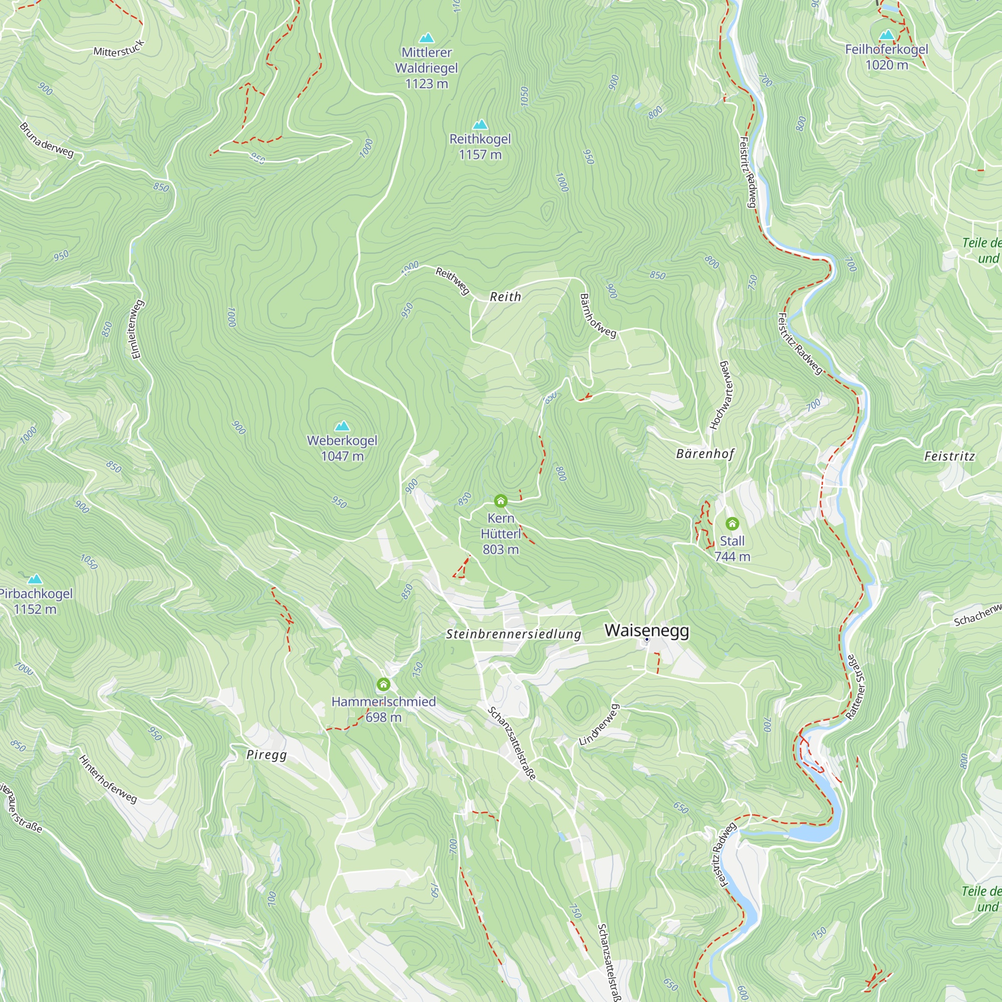 Kern Hütterl map