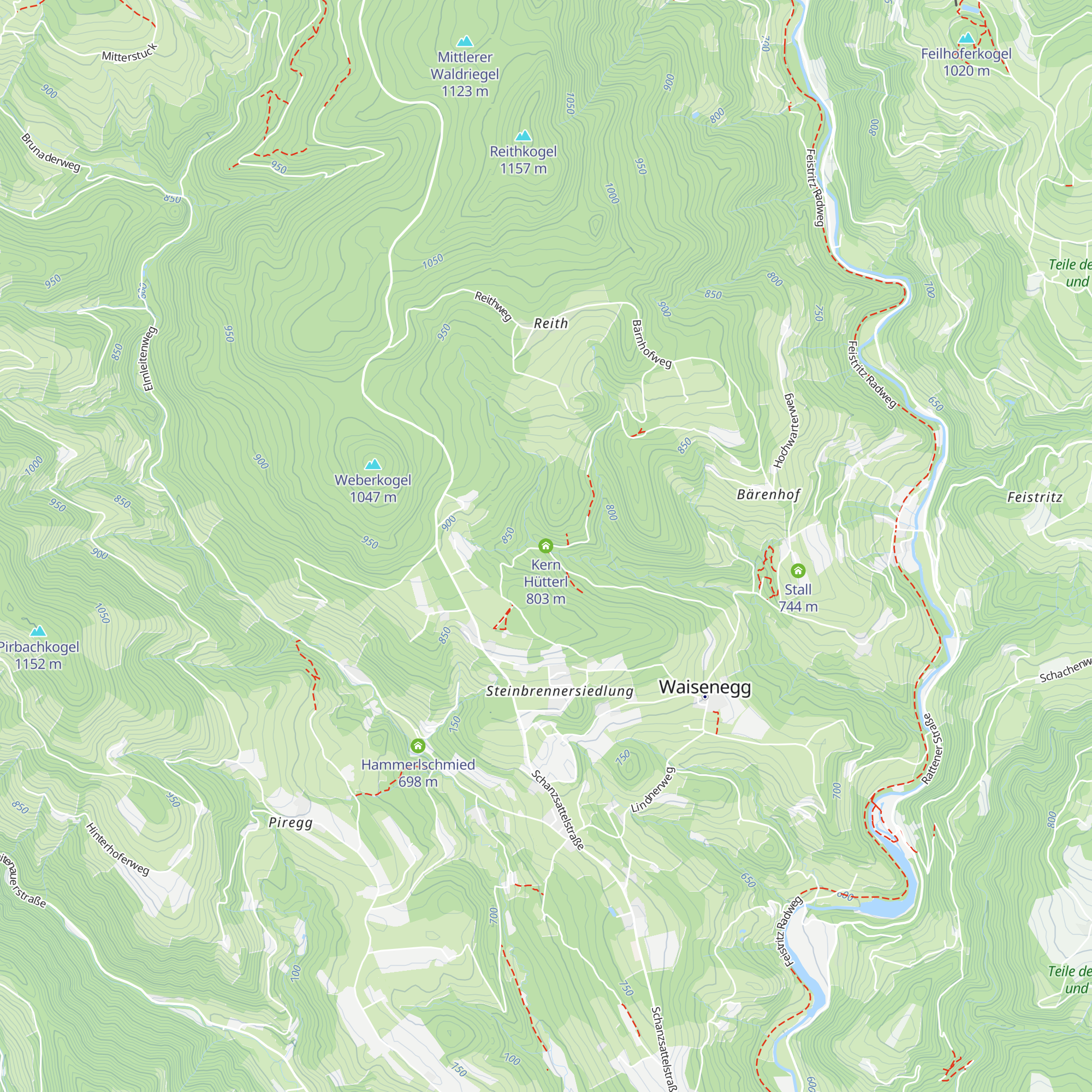 Kern Hütterl map
