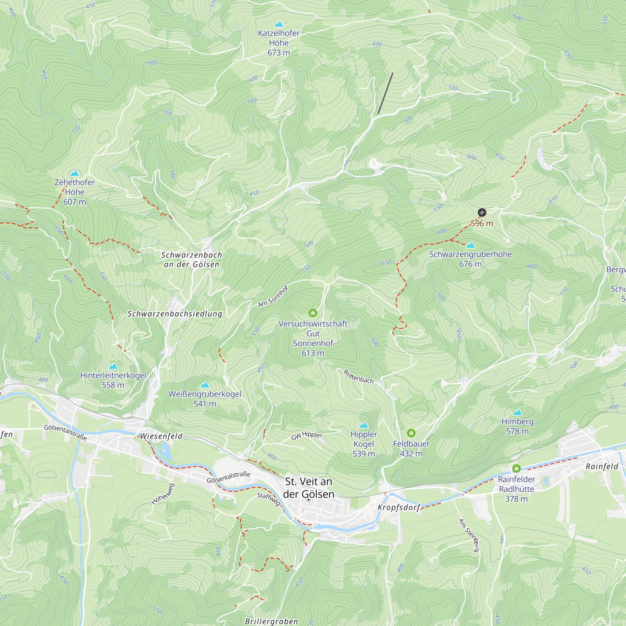Versuchswirtschaft Gut Sonnenhof map