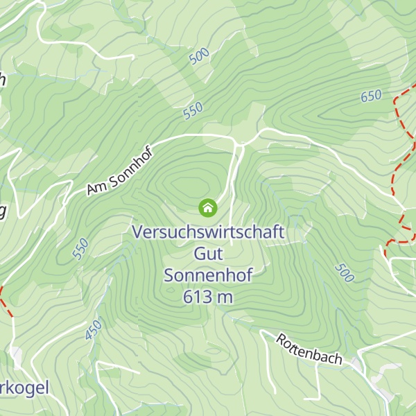 Map of Versuchswirtschaft Gut Sonnenhof