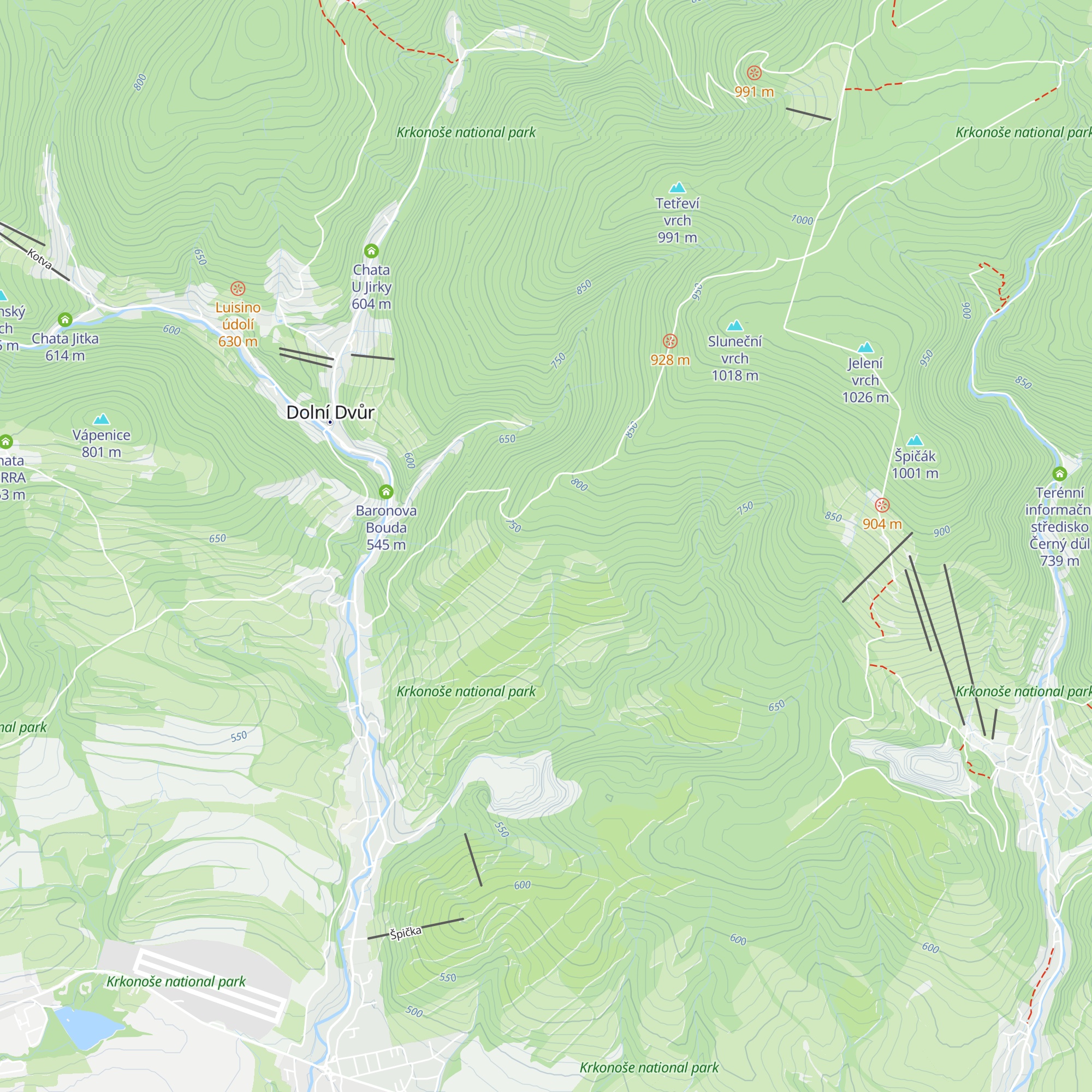 Príslova bouda map