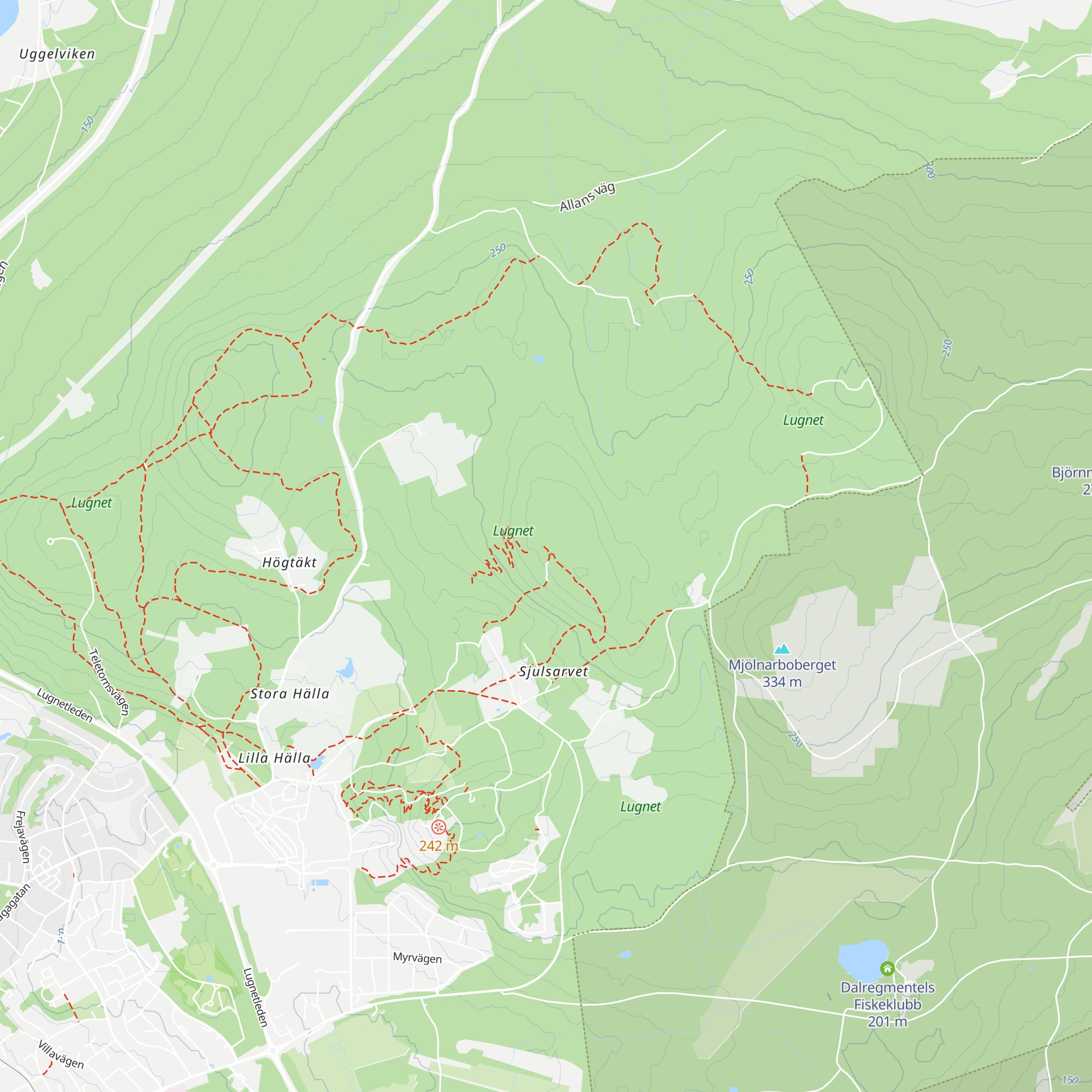 Sjulsarvsstugan map