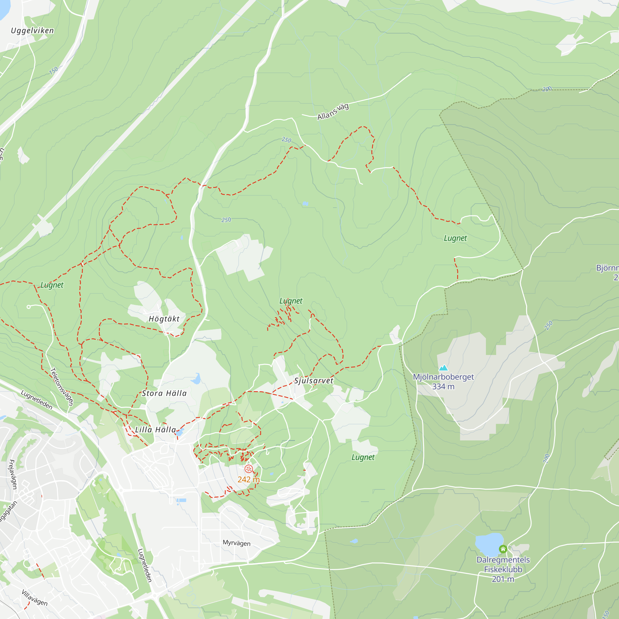Sjulsarvsstugan map