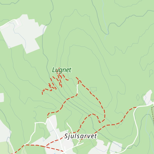 Map of Sjulsarvsstugan