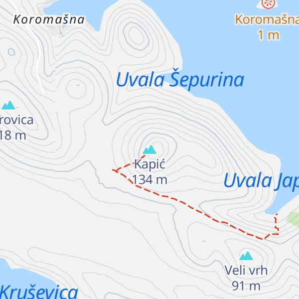Map of Kapić