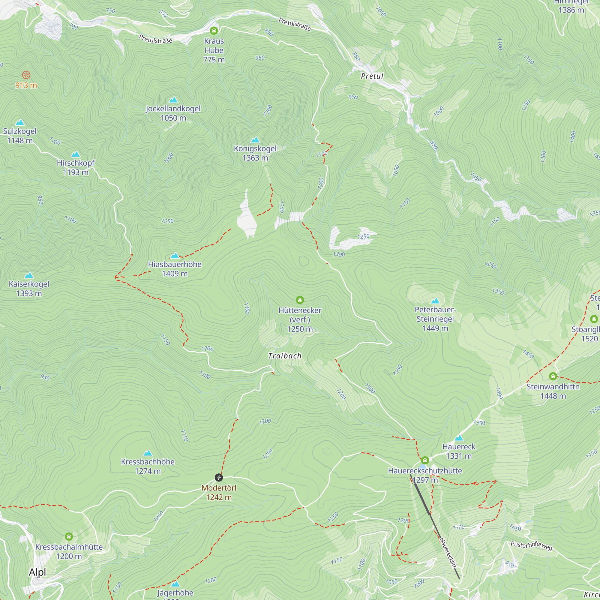Hüttenecker (verf.) map