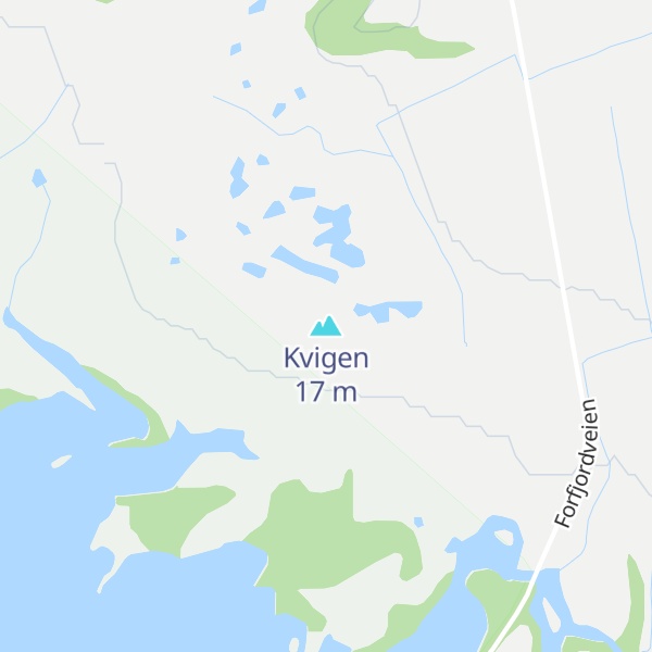 Map of Kvigen