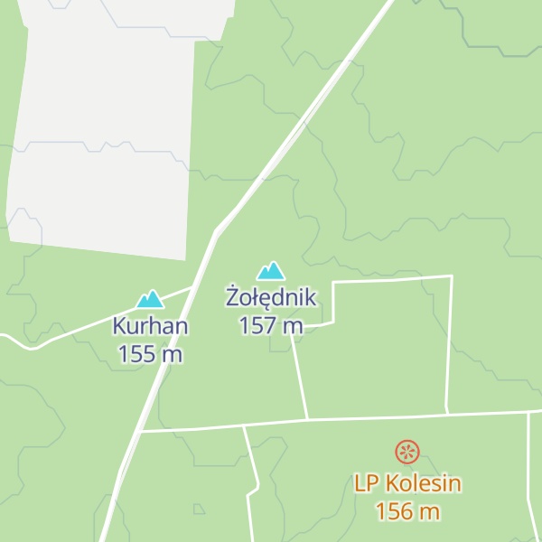 Map of Żołędnik