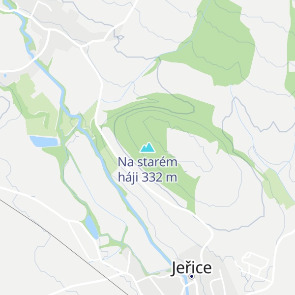 Map of Na starém háji
