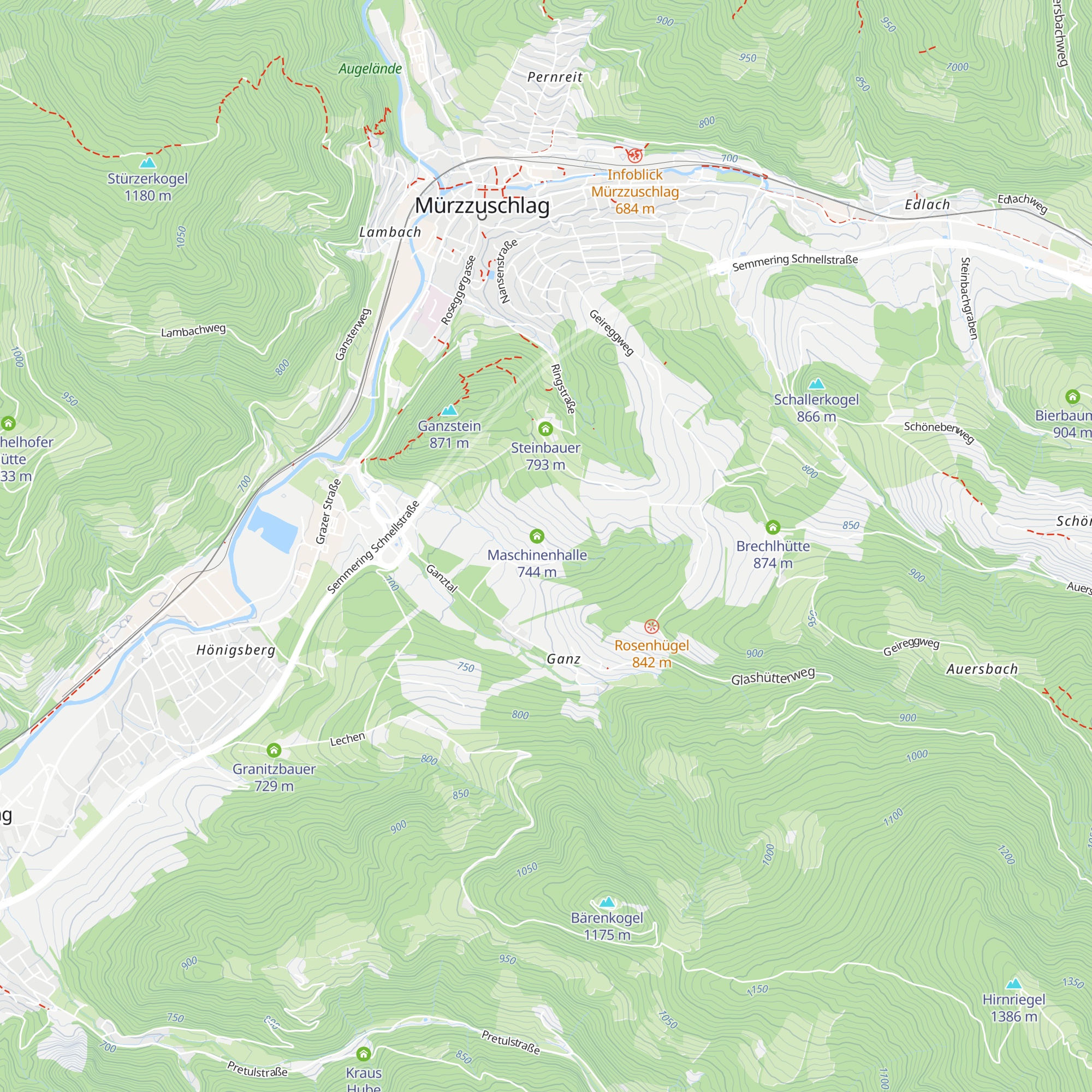 Holzhütte map