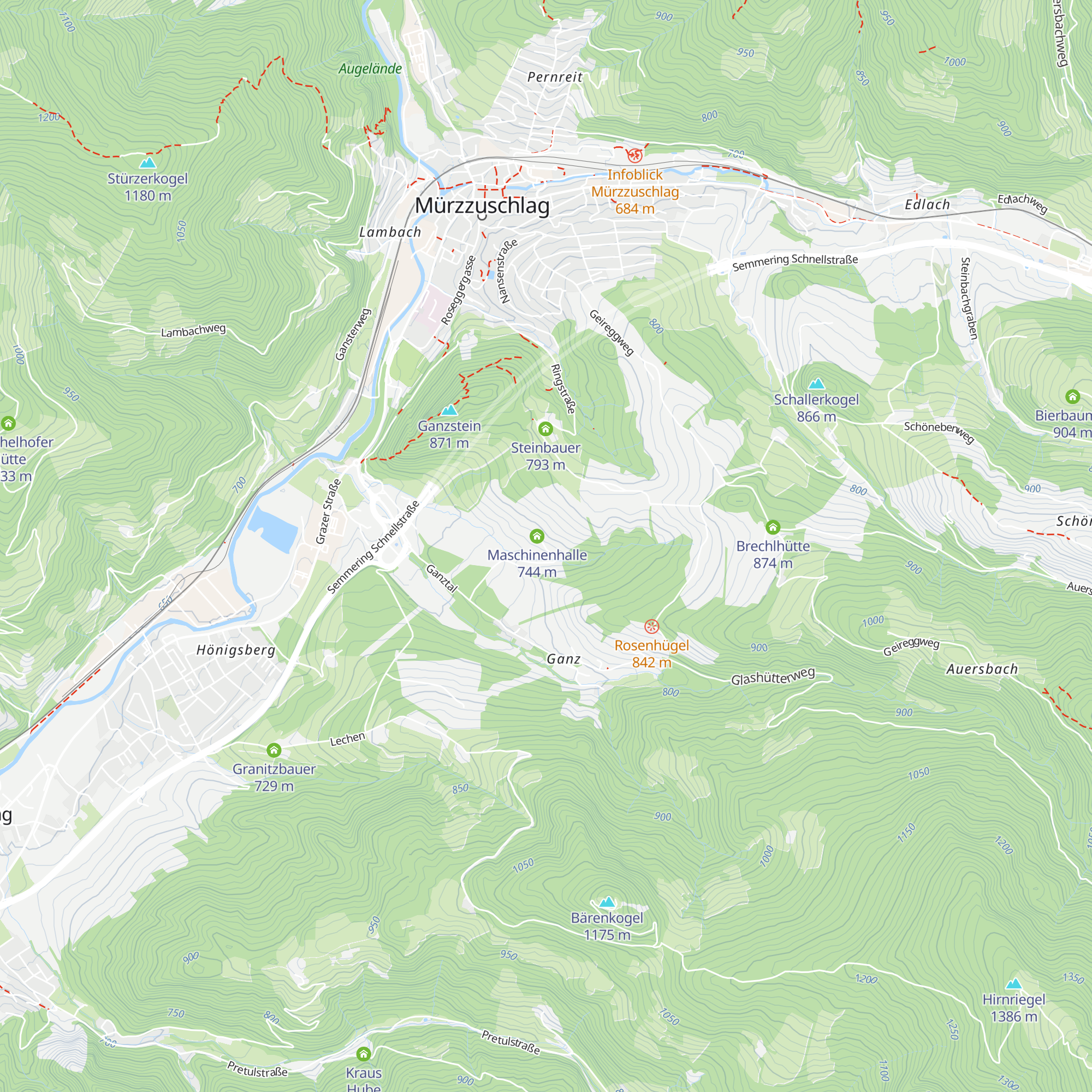 Holzhütte map