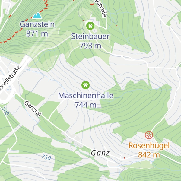 Map of Holzhütte