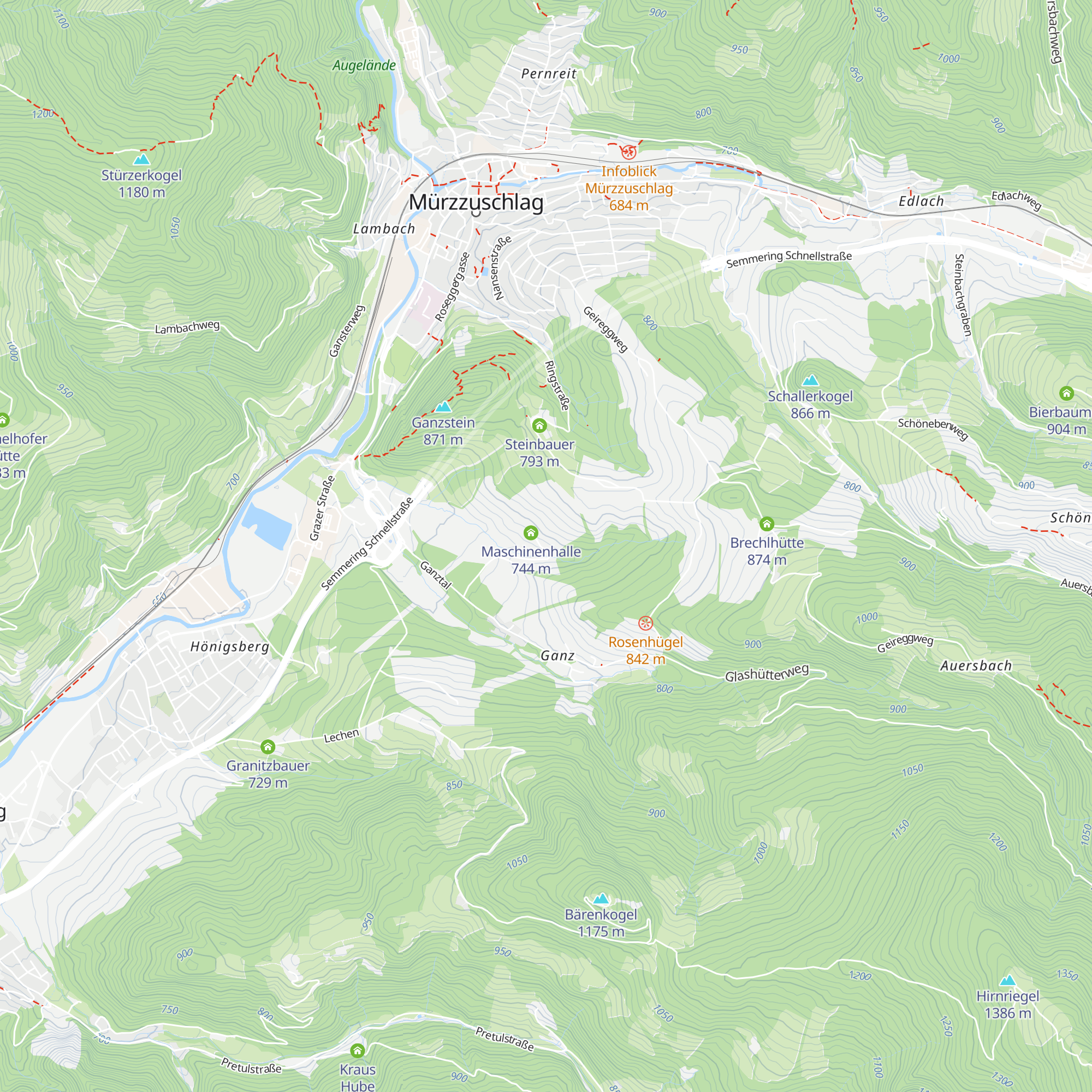 Obstagertenhaus map