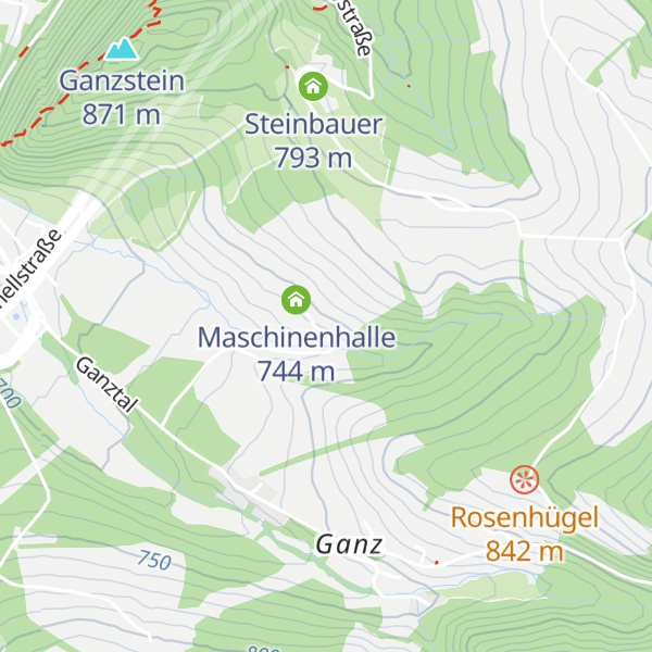 Map of Obstagertenhaus